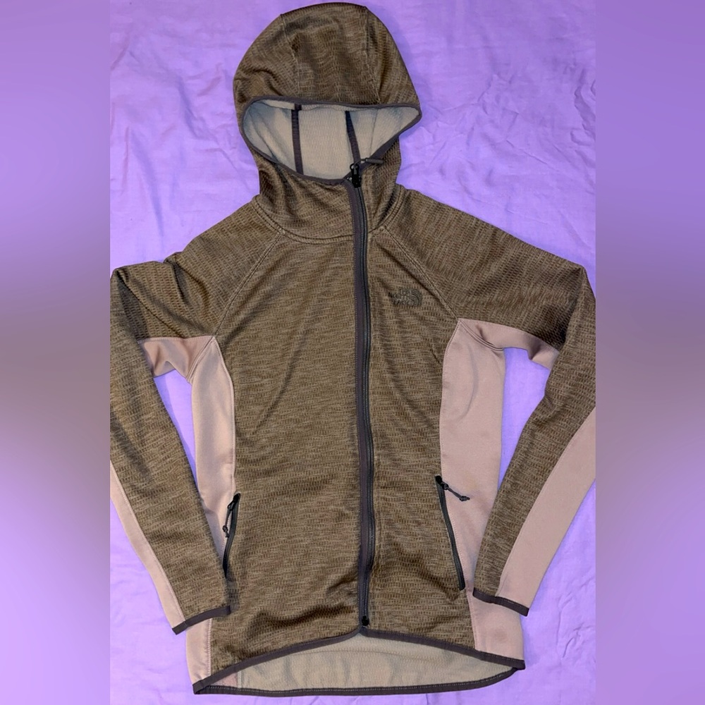 The North face light hooded jacket